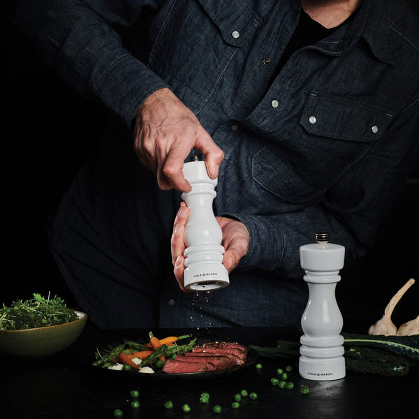 Cole & Mason Cole & Mason London White Gloss Salt & Pepper Mills