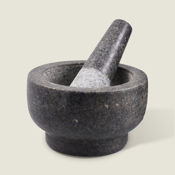 cole & mason Cole & Mason Silver Granite Mortar & Pestle 5" - 4lb