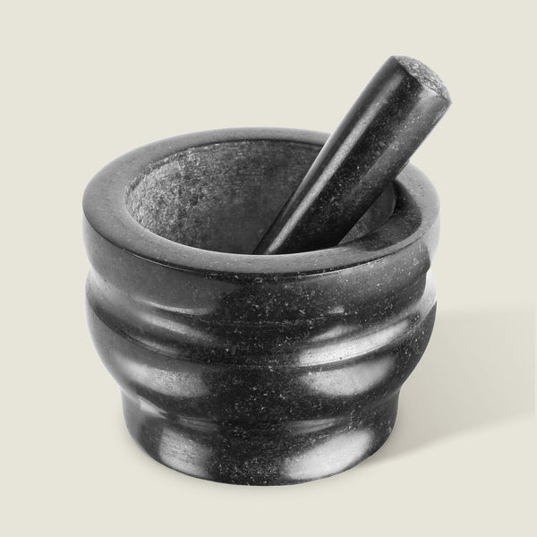 cole & mason Cole & Mason Worcester Black Granite Pestle & Mortar 5" - 8lb