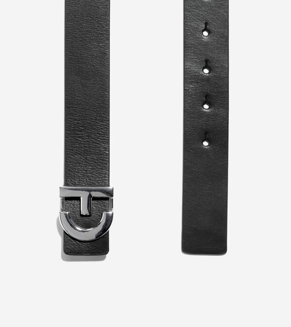 Cole Haan 32mm Logo Plaque Belt