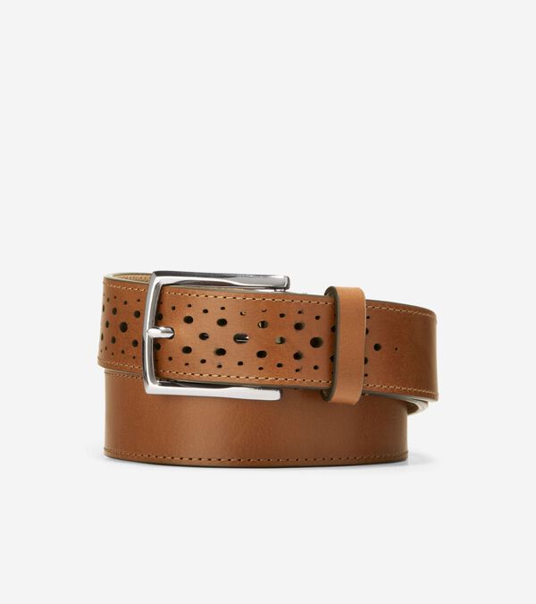 cole haan 32MM Washington Perforated Belt