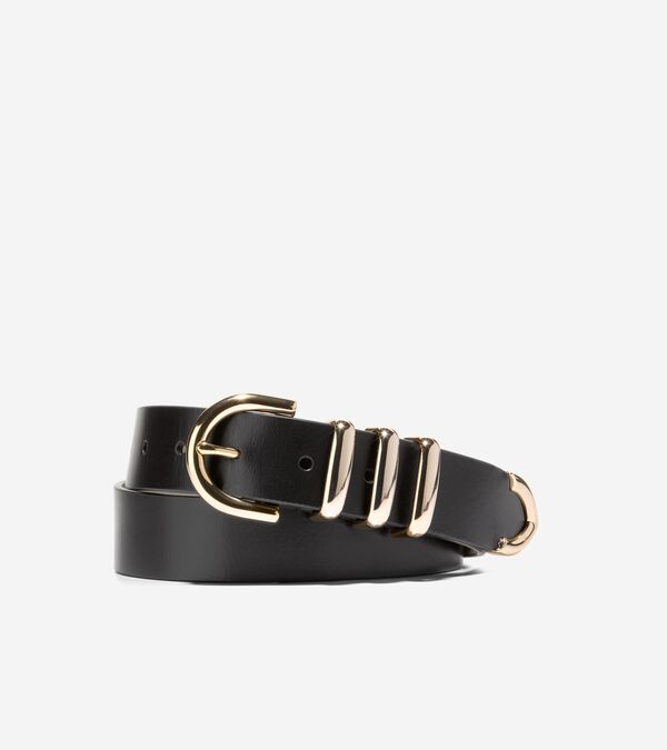 cole haan Beveled Edge Modern 3PC Belt Set