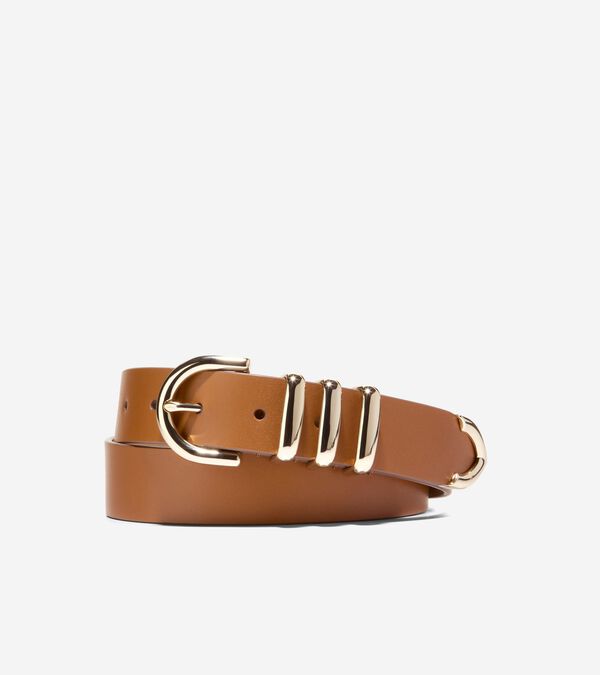 cole haan Beveled Edge Modern 3PC Belt Set