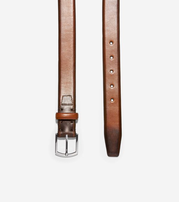 Cole Haan Lewis 32mm Burnished Leather Belt