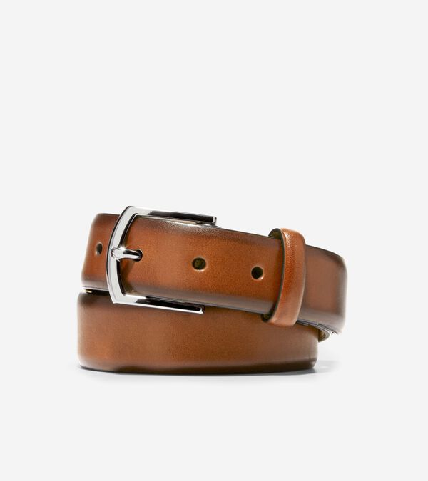 cole haan Lewis 32mm Burnished Leather Belt