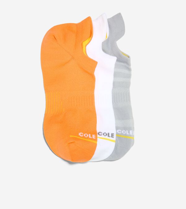 cole haan Men's 3 Pair ZERØGRAND Liner Socks
