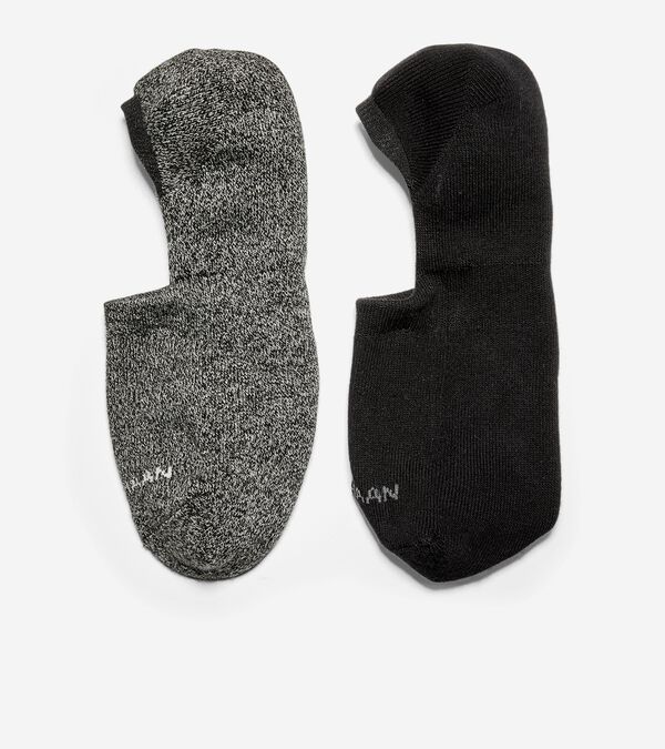 Cole Haan Men's Casual Cushion Sock Liner – 2 Pack