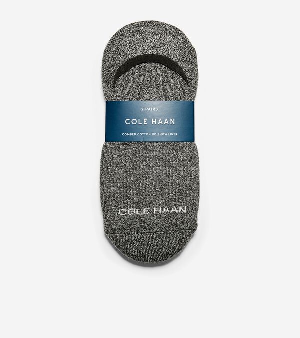 Cole Haan Men's Casual Cushion Sock Liner – 2 Pack