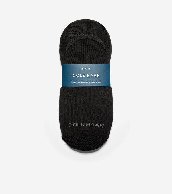 Cole Haan Men's Casual Cushion Sock Liner – 2 Pack