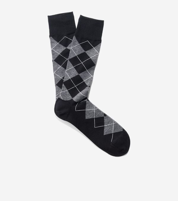 Cole Haan Men's Classic Argyle Crew Socks