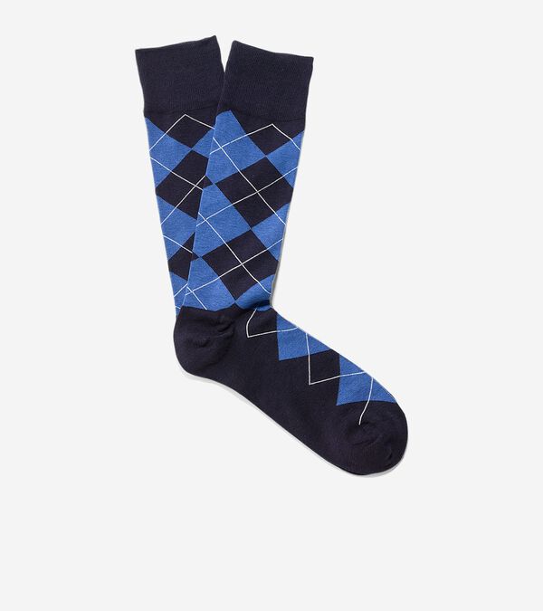 Cole Haan Men's Classic Argyle Crew Socks