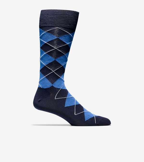 cole haan Men's Classic Argyle Crew Socks