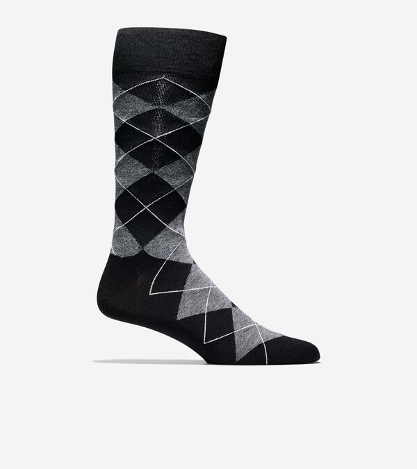 cole haan Men's Classic Argyle Crew Socks