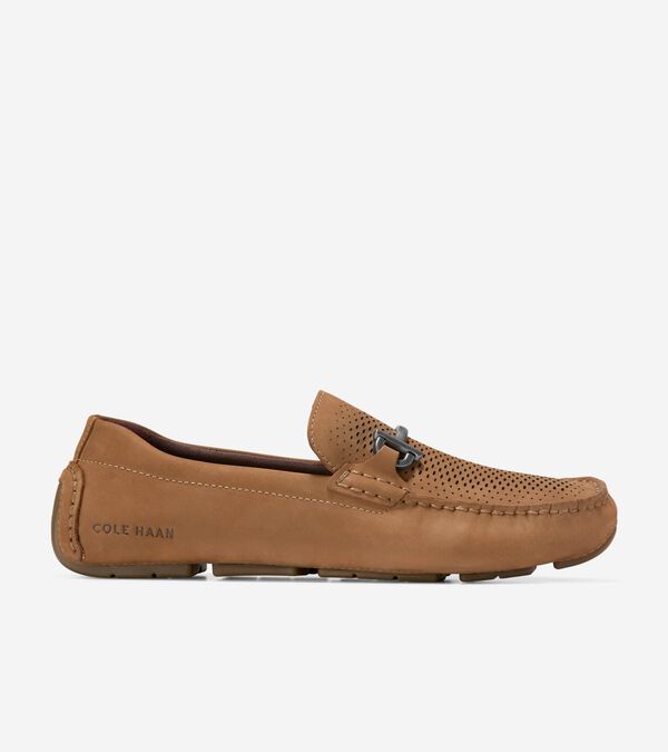 cole haan Men's Grand Laser Bit Driving Loafers