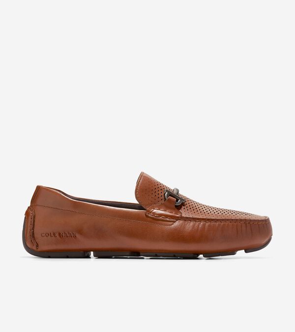 cole haan Men's Grand Laser Bit Driving Loafers