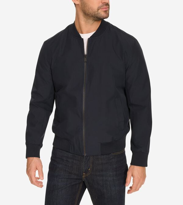 cole haan Men's Nylon Bomber Jacket