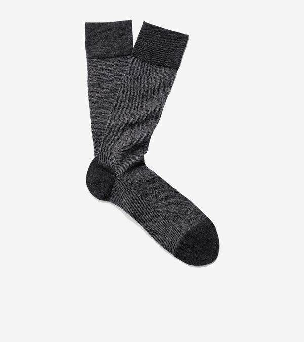 Cole Haan Men's Pique Crew Socks