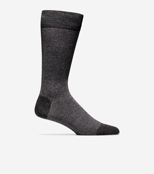 cole haan Men's Pique Crew Socks