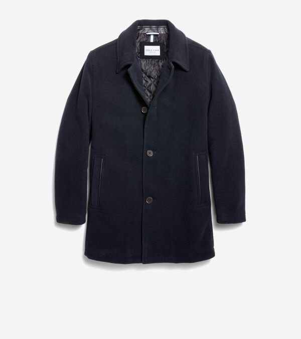 Cole Haan Men's Wool Car Coat