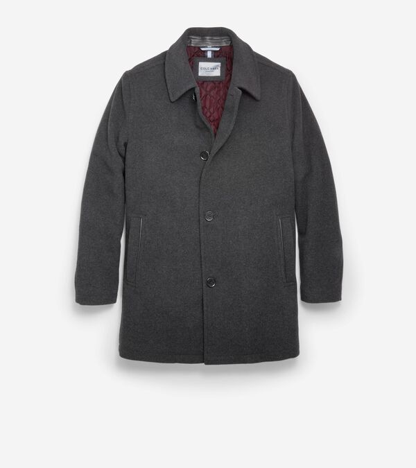 Cole Haan Men's Wool Car Coat
