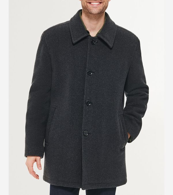 cole haan Men's Wool Car Coat