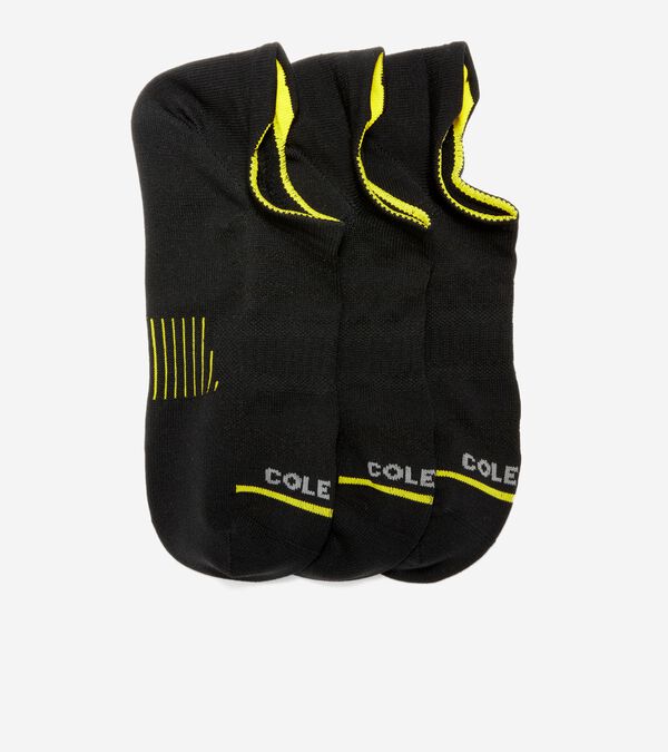 cole haan Men's ZERØGRAND 3-Pair Liner Socks