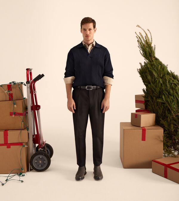 Cole Haan Reversible Feather Edge Belt