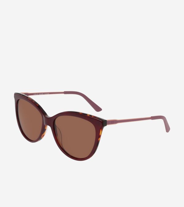 cole haan Rounded Cateye Sunglasses