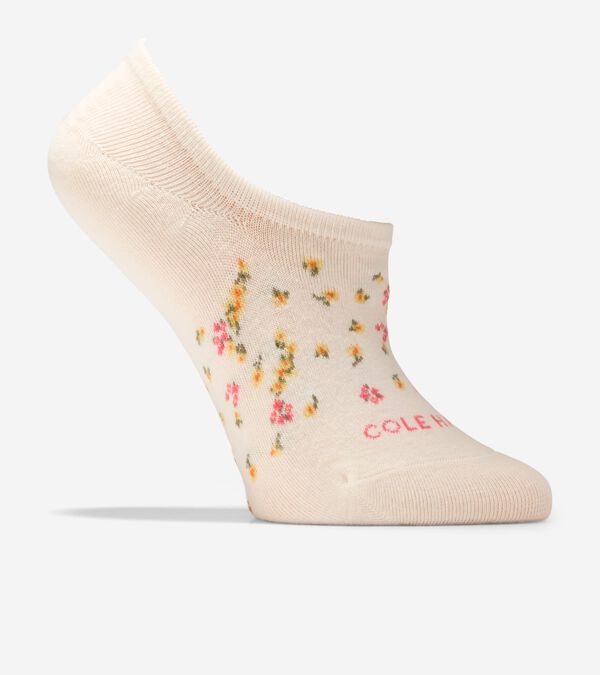 Cole Haan Women's 3 Pack Floral + Solid Sock Liners