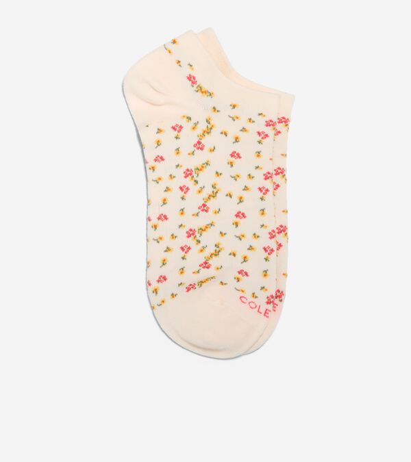 Cole Haan Women's All Over Floral Low Cut Socks