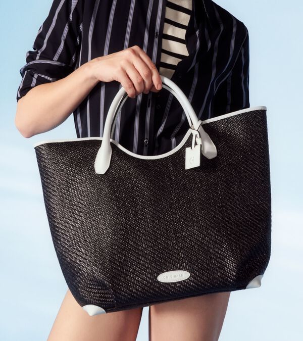 Cole Haan Women's Amagansett Straw Tote Bag