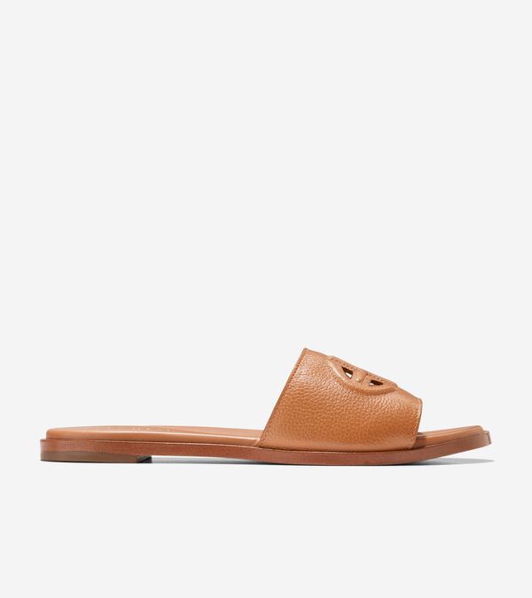 cole haan Women's Flynn Logo Slide Sandals