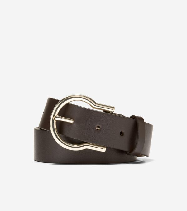 cole haan Women's Hinged Buckle Belt