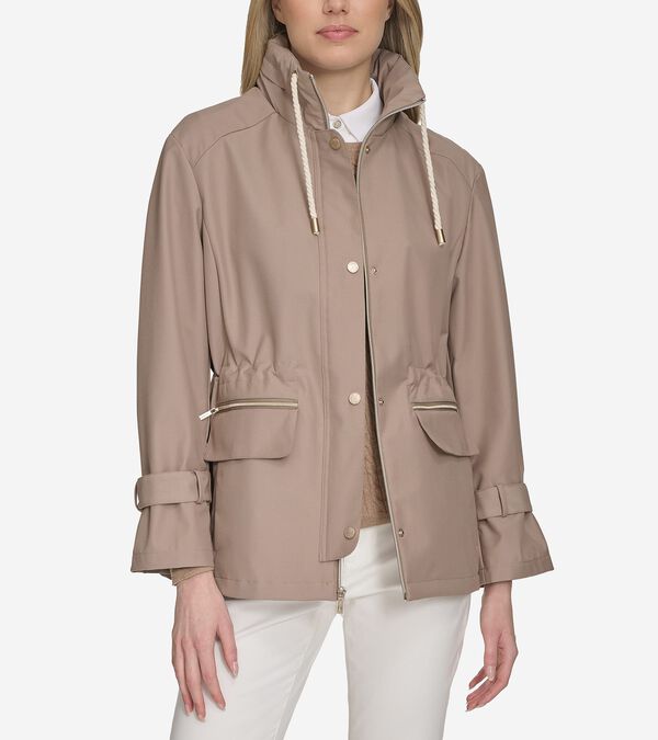 cole haan Women's Hooded Barn Jacket
