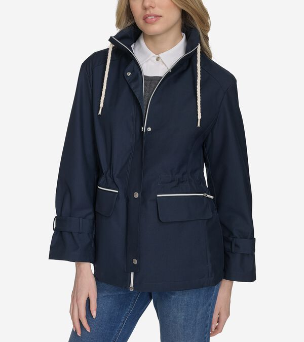 cole haan Women's Hooded Barn Jacket