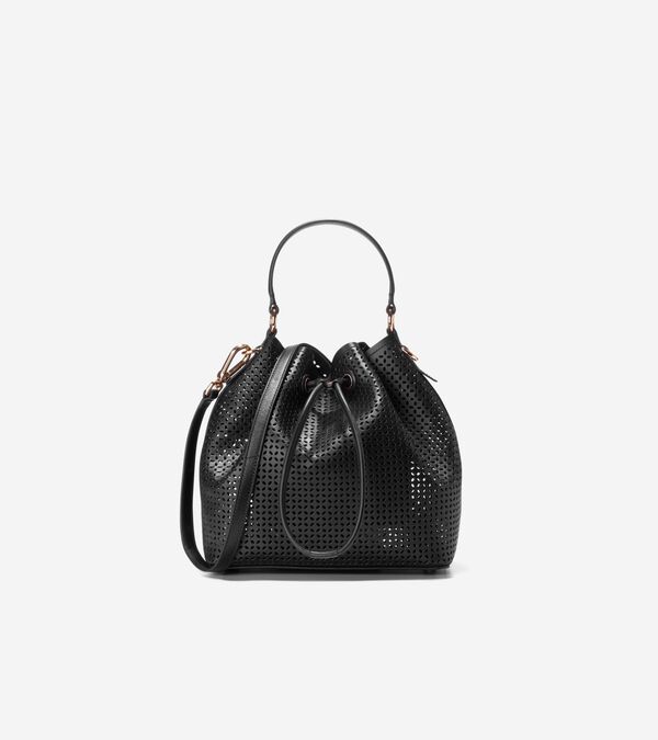 cole haan Women's Lidia Leather Bucket Bag