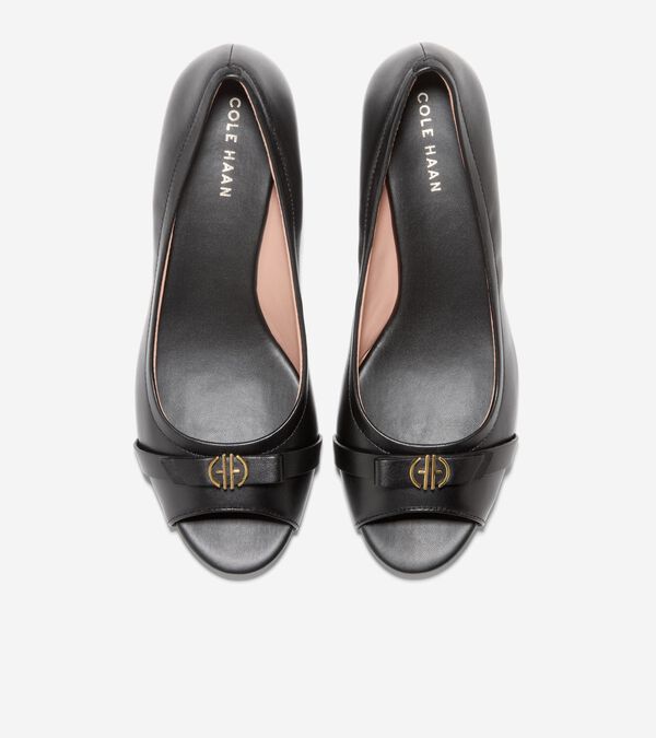 Cole Haan Women's Malta Peep Toe Wedges