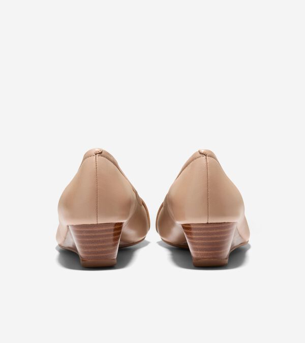 Cole Haan Women's Malta Peep Toe Wedges