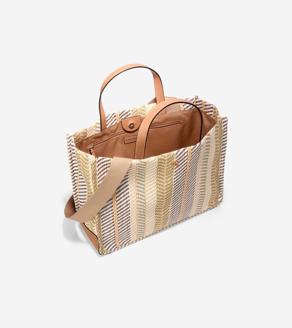 Cole Haan Women's Montecito Medium Straw Tote Bag