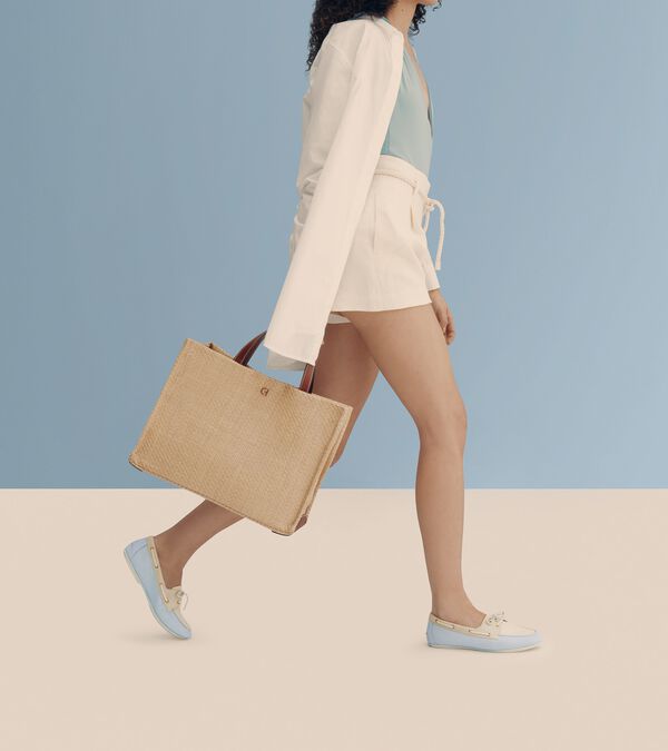 Cole Haan Women's Montecito Medium Straw Tote Bag