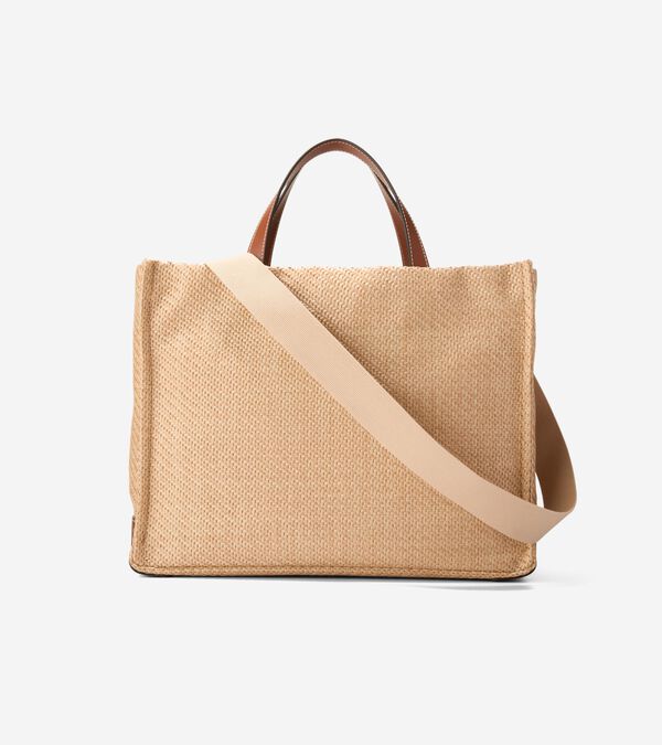 Cole Haan Women's Montecito Medium Straw Tote Bag