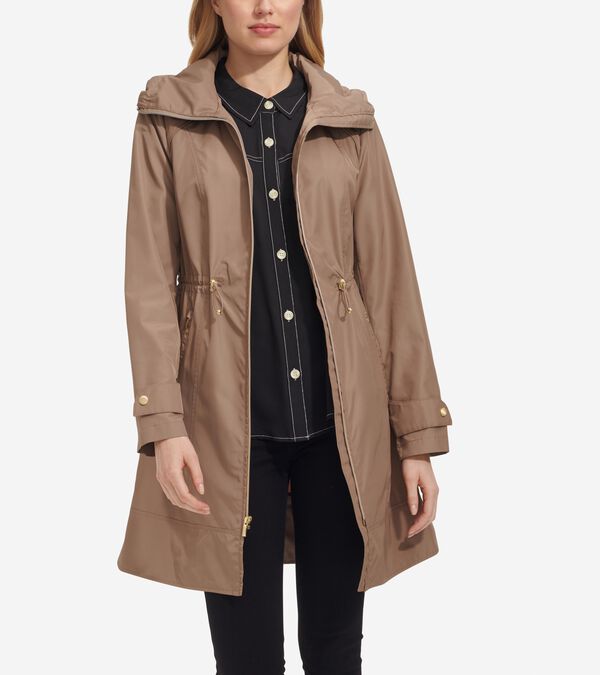cole haan Women's Packable Rain Jacket