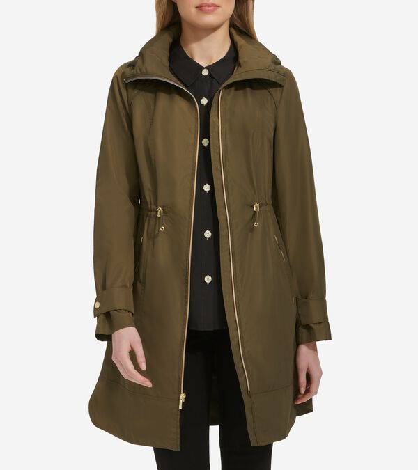 cole haan Women's Packable Rain Jacket
