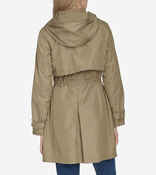 Cole Haan Women's Packable Trench Travel Parka