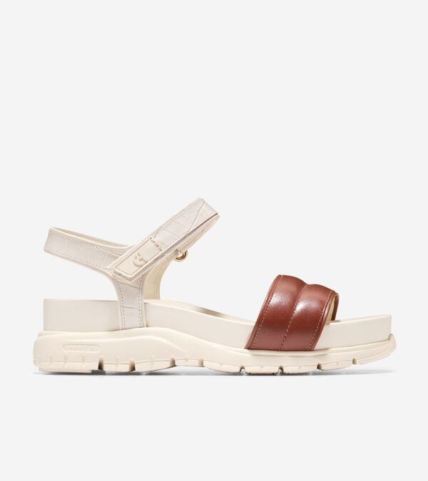 cole haan Women's ZERØGRAND Ankle Strap Sandals