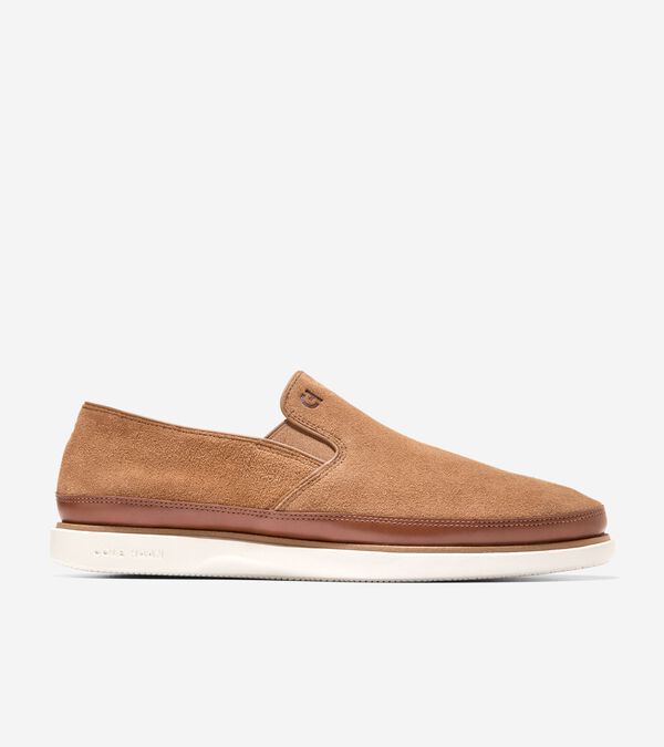 cole haan Men's GrandPrø Strawspoint Twin Gore Loafers