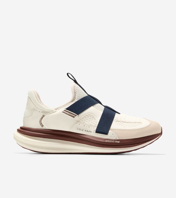 cole haan Men's ØriginalGrand Quadstar Monk Strap Running Sneakers