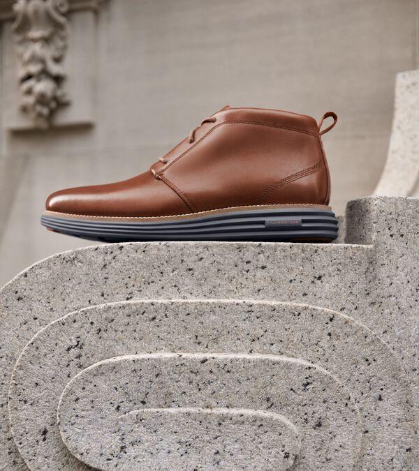 Cole Haan Men's ØriginalGrand Remastered Waterproof Chukka Boots