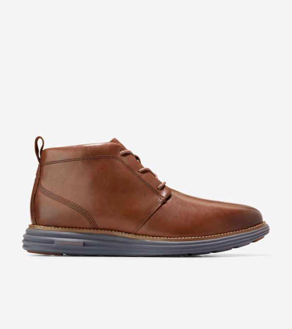 cole haan Men's ØriginalGrand Remastered Waterproof Chukka Boots