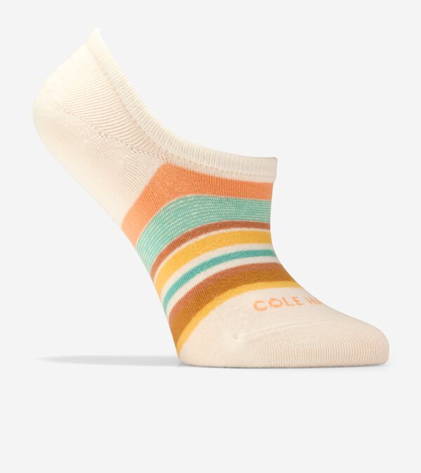 Cole Haan Women's 3 Pack Stripes + Solids Sock Liners